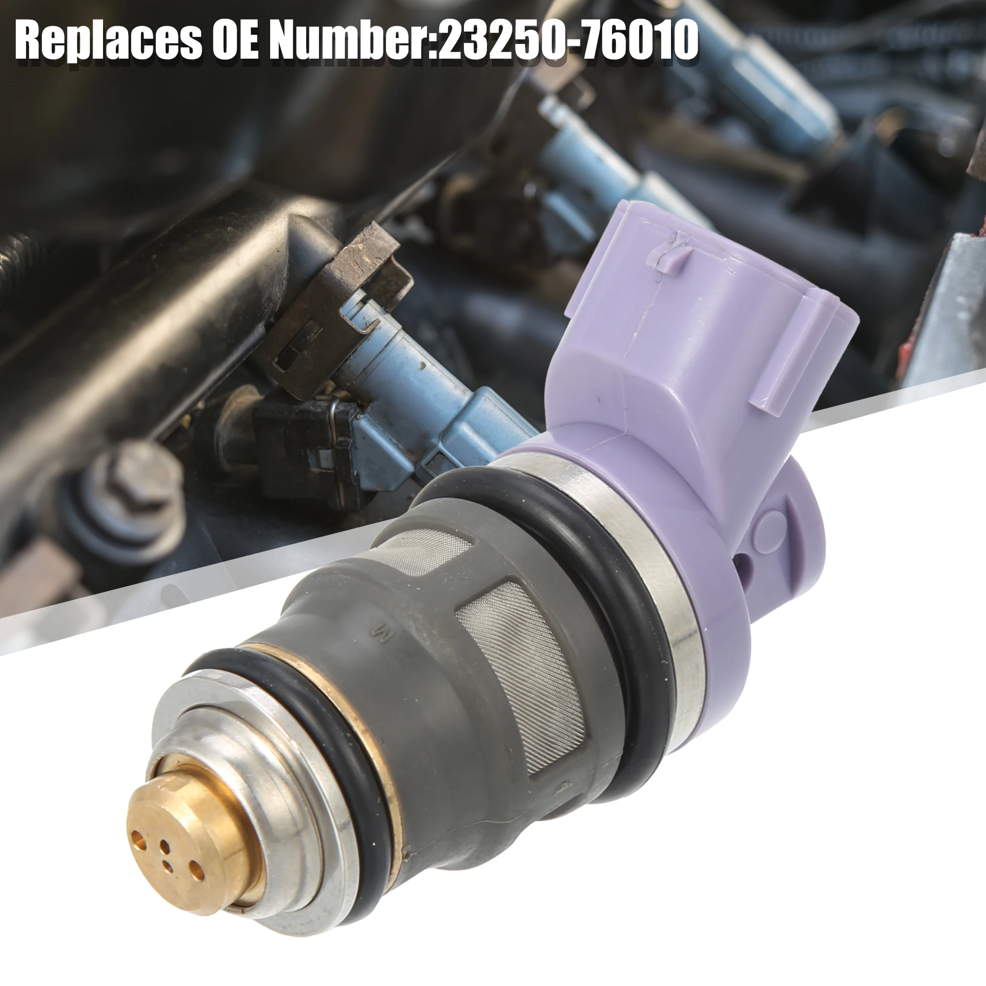 

UXCELL 4 шт. 23250-76010 Автомобильная бензиновая топливная форсунка для Toyota Previa 1991-1996 гг.