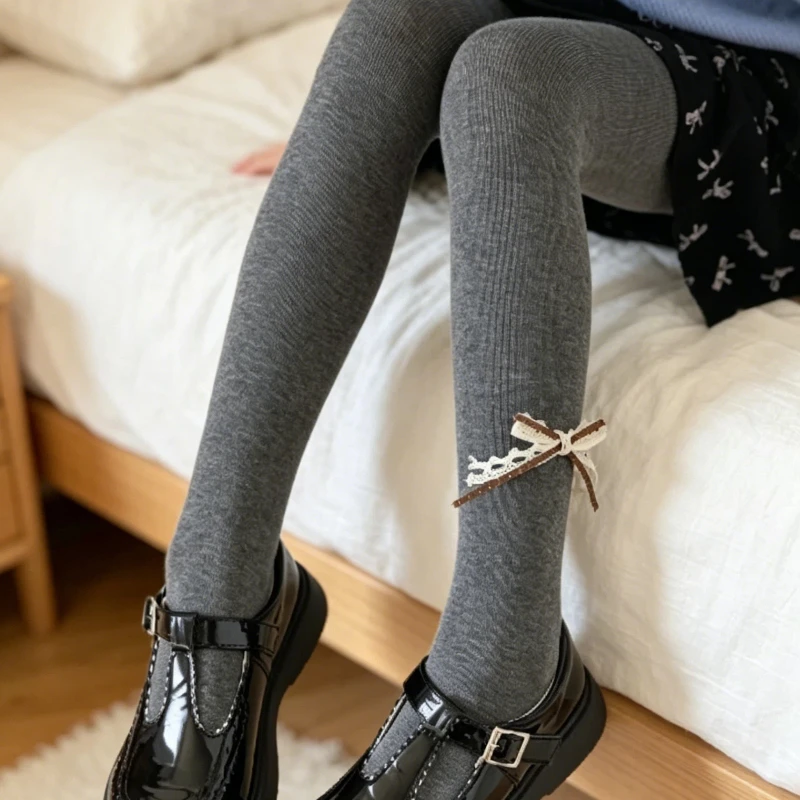 Sweet Pastoral Style Ditsy Floral Ruffle Knee High Socks for Girls Korean Trend Vertical Stripe Soft Stretchy All Seasons Socks