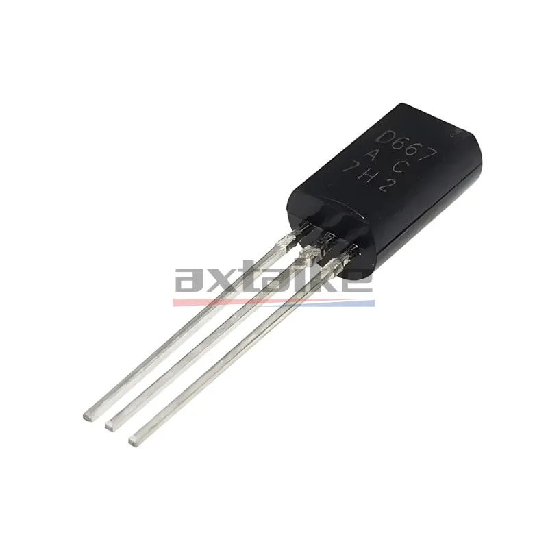 50PCS 2SB647 2SD667 B647 D667 TO-92L NPN PNP 1A 80V 900mW DIP Plastic-Encapsulate Transistors