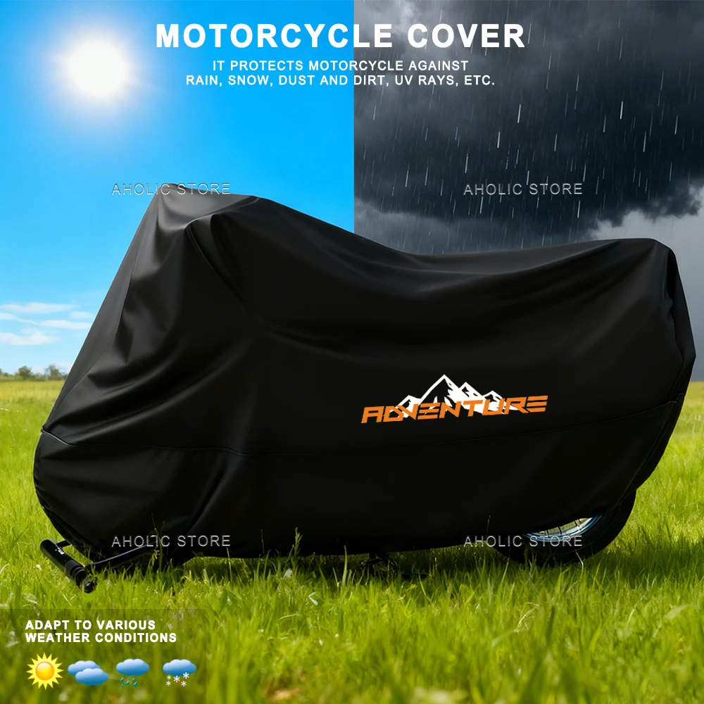 Outdoor Adventure Uva - Motorcycle Cover Waterproof Outdoor All Season
