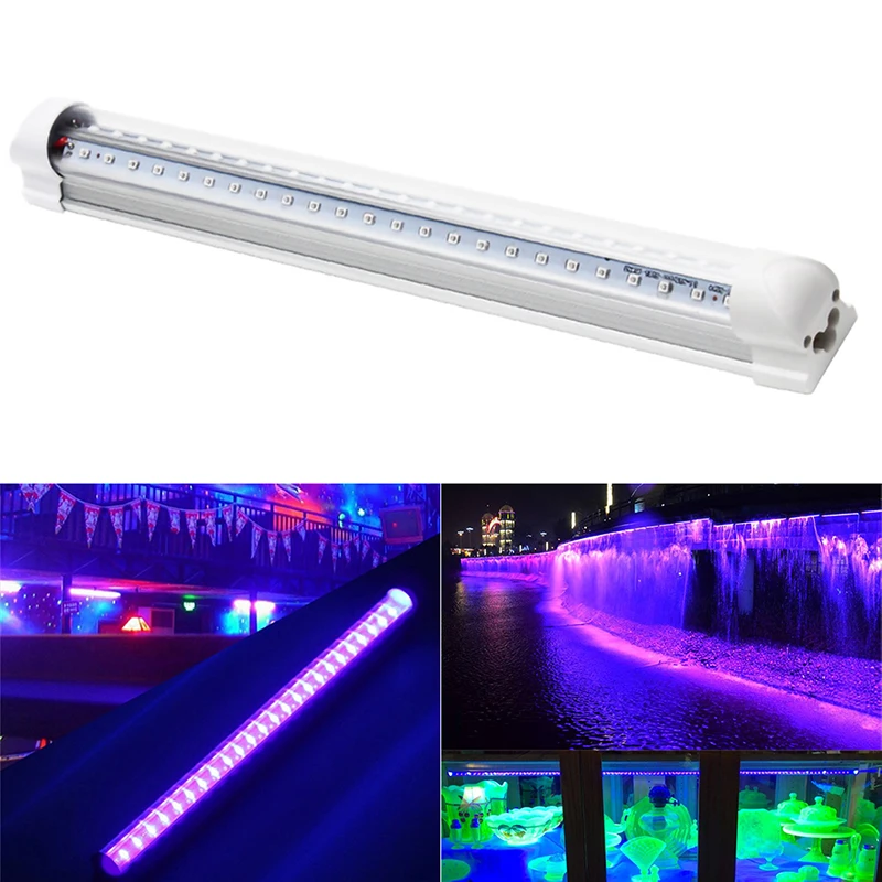 10W LED UV Black Purple Light Tube USB Port Black Light KTV Bar Dj Fluorescent Light Led Tube Entertainment Light 40 Leds 32cm