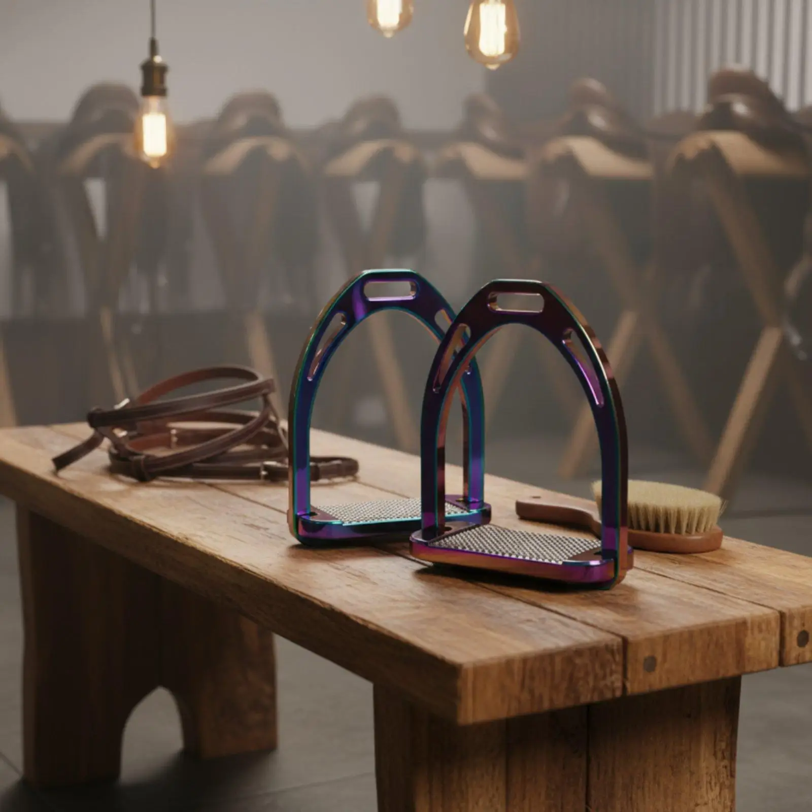 Aluminum Horse Stirrups Lightweight Aluminum Stirrup Long-Lasting