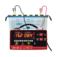 Fully Automatic Car Battery Charger LCD Display 110V/250V to 12V 24V Smart Fast Charging Wet Dry Lead Acid