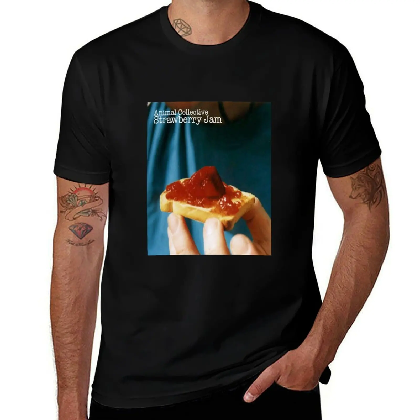 

Animal Collective- Strawberry Jam Alternative Artwork T-Shirt Work Casual Loose Fit T-Shirt