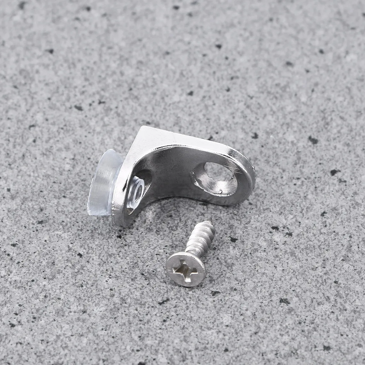 20Pcs Shelf Brackets Glass Wood Suction Cup Shelf Supports Screws for Cabinets Bookcases Entertainment Shelving Hardware