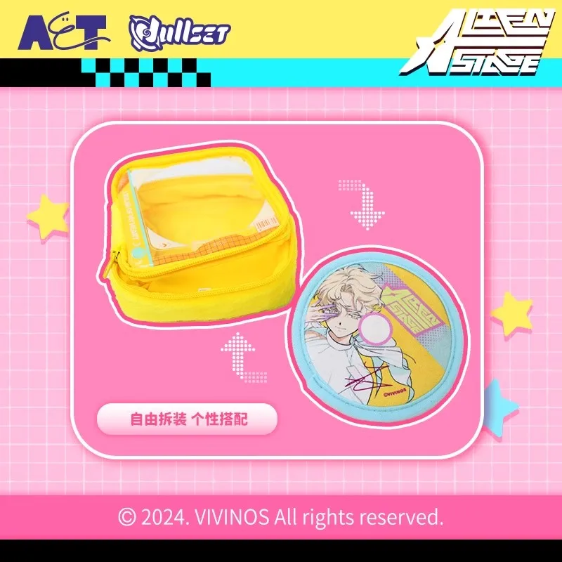 Stock Echte Nullset Alien Bühne Schmerzen Tasche Abzeichen Kawaii Mizi Sua Till Ivan Sammeln Kostbare Karten Gute Geburtstag Mädchen Geschenke Spielzeug