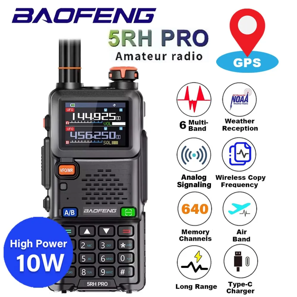 baofeng-uv-5rh-pro-gps-multi-band-ham-radio-640ch-type-c-long-range-walkie-talkie-10w-vhf-uhf-two-way-radio