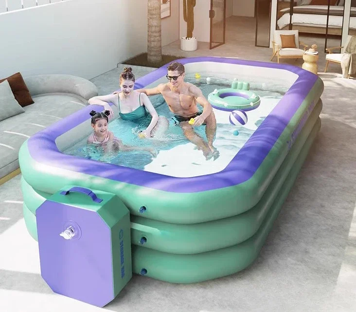 

Inflatable swimming pool, portable courtyard, thickened household, children, adults, thickened foldable storage pool