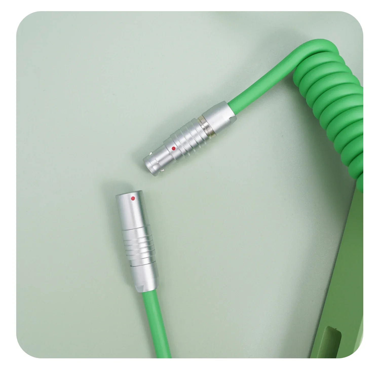 GeekCable Pole Shark 수제 맞춤형 컴퓨터 기계식 키보드 데이터 케이블 슈퍼 탄성 와이어 고무 아보카도