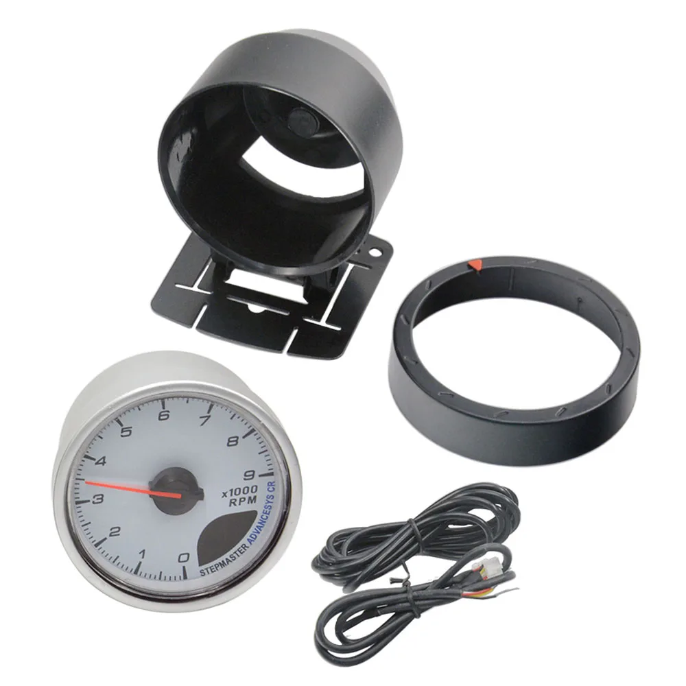 60mm Car Meter Boost Water Temp Oil Temperature Pressure Tachometer Volt Air Fuel Exhaust GAS RPM Gauge 2.5'' Racing Meter