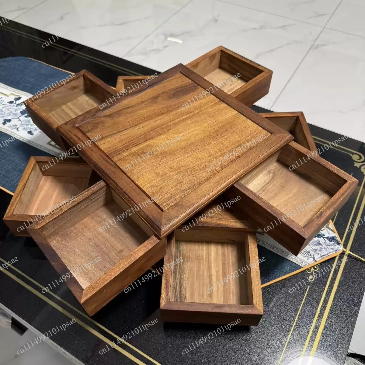 Rotating mechanism storage box