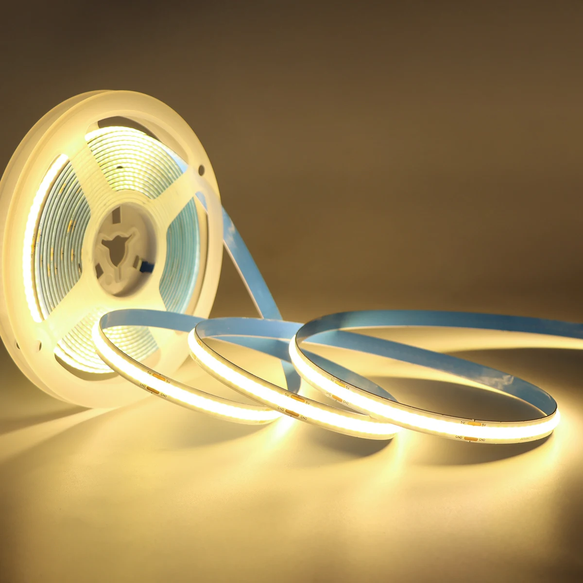 Flexible Led Strip Lighting 5V FOB USB COB LED Light Tape Penetrating Touch Switch Motion Sensor Bedroom Kitchen Cabinet Decor