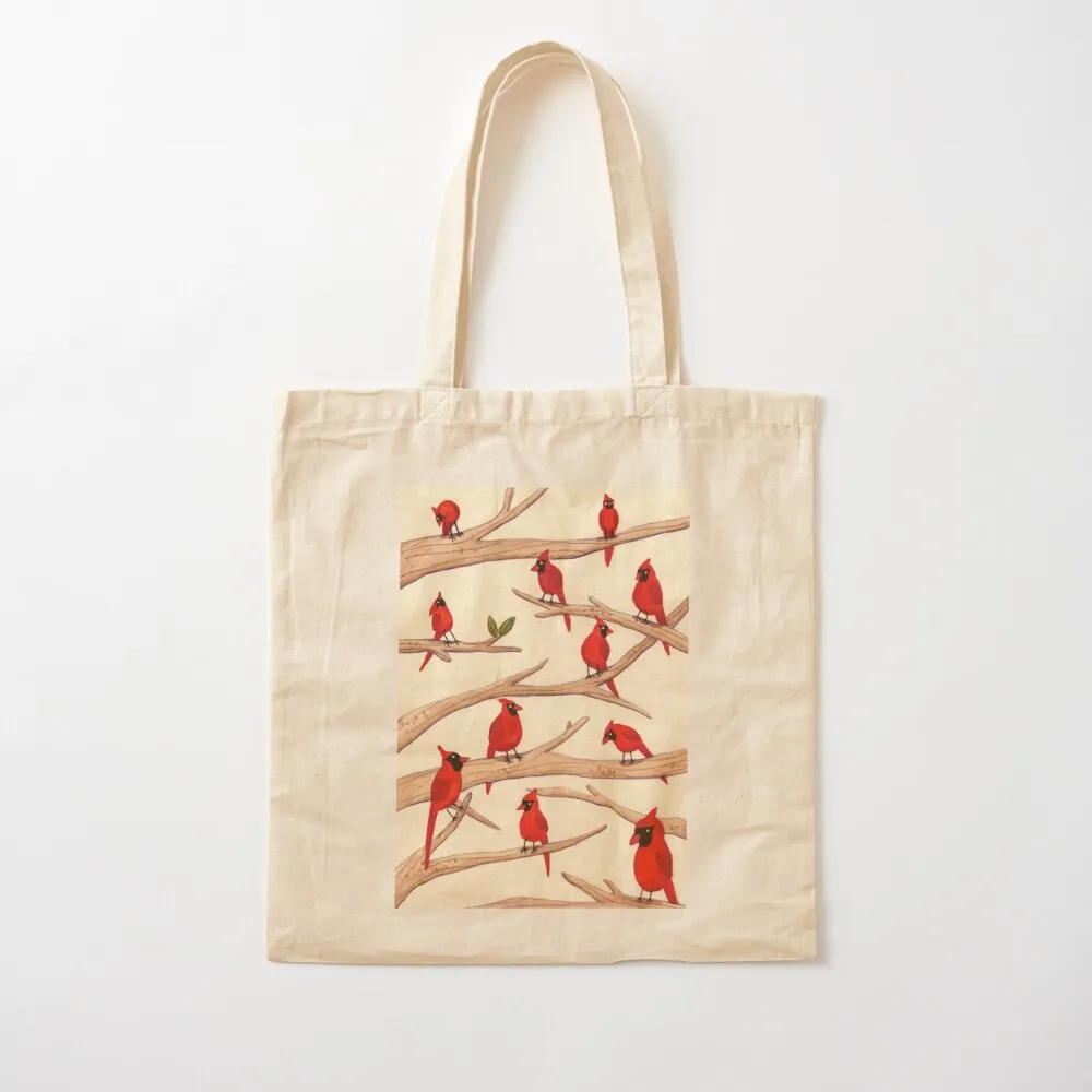 Cardinals Tote Bag Fabric bag Gift bags Customizable custom Canvas