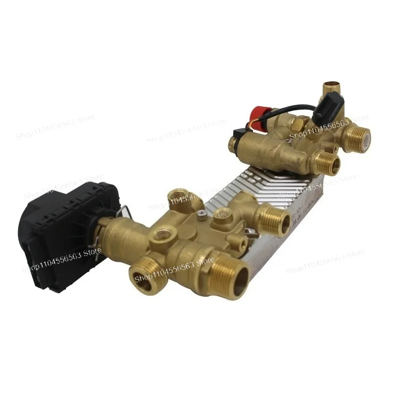 Wall Mounted Boiler Accessories High Quality Brass Plate Heat Exchanger Vertical Module Component