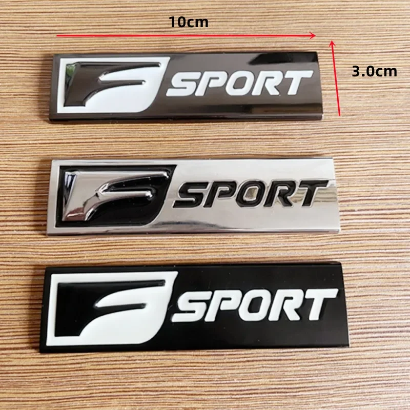 3D Metal FSport Logo Car Rear Trunk Emblem Badge Sticker Accessories For Lexus IS200T IS250 RX300 NX RX GS RX330 RX350 CT200