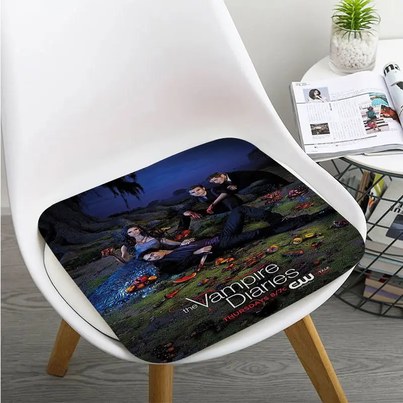 The Vampire Diaries Art Seat Cushion Office Dining Stool Pad Sponge Sofa Mat Non-Slip Sofa Cushion