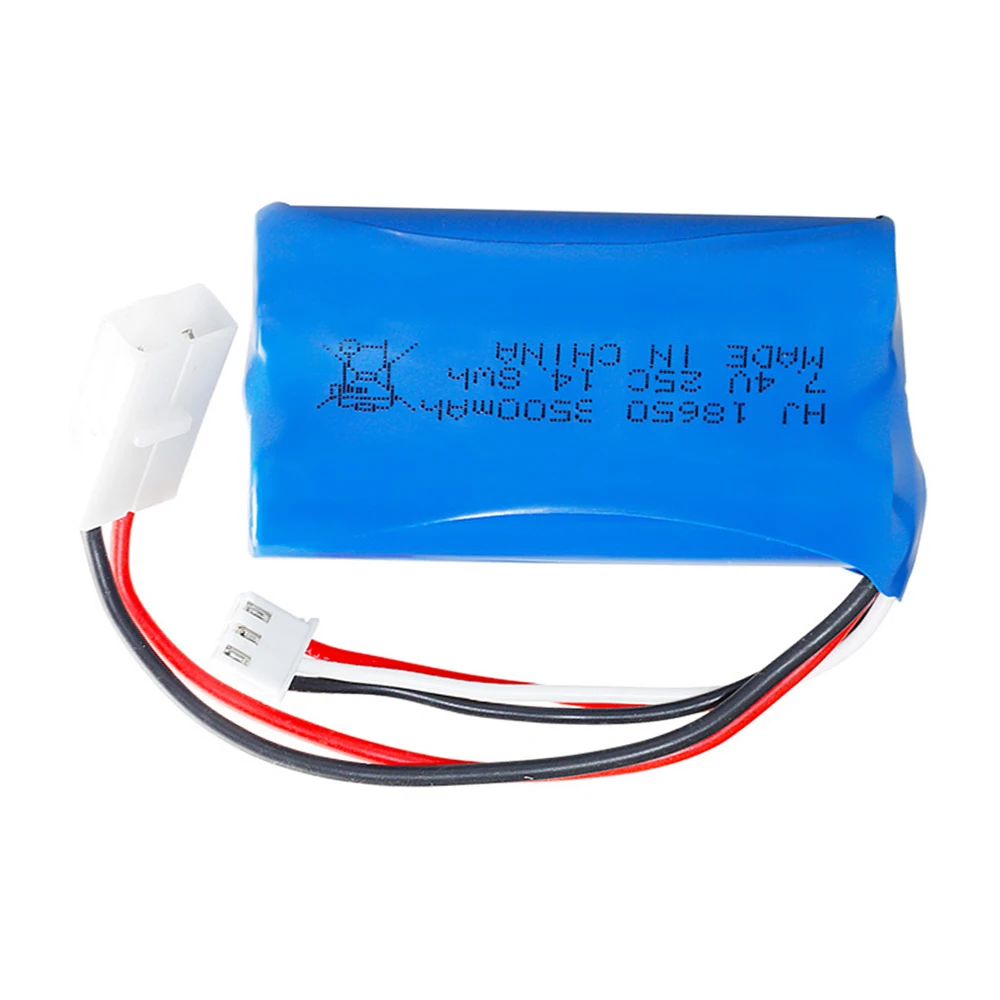 7.4V 3500mAH 25C Li-ion Batery with Tamiya Plug 2S for  remote control helicopter Car Tank Boat Toy 7.4 V 18650 Toy Lipo battery