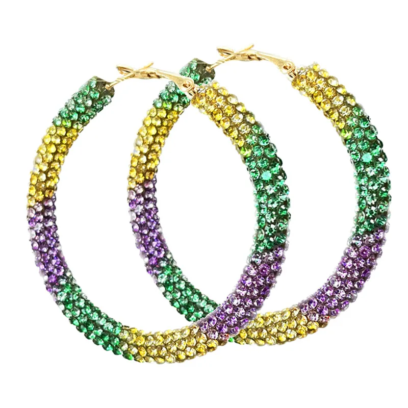 New Carnival Earrings Festival Atmosphere Multi Material Earrings Sparkling Flaps Tassel Earrings Shining Beads Feathers Earring