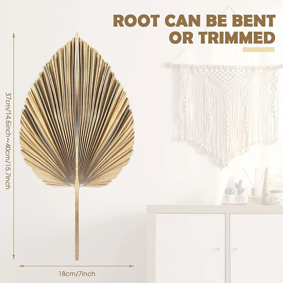 5 шт. Натуральные сушеные листья пальмы, тропические сушеные вееры пальмы в стиле бохо, сухие листья, декор для кухни, свадьбы