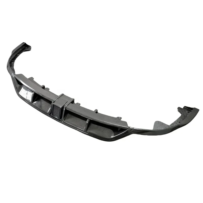 

For Rolls-Royce Cullinan M Style Bumper Upgrade Dry Carbon Fibre Rear Diffuser Lip With LED Body Kit