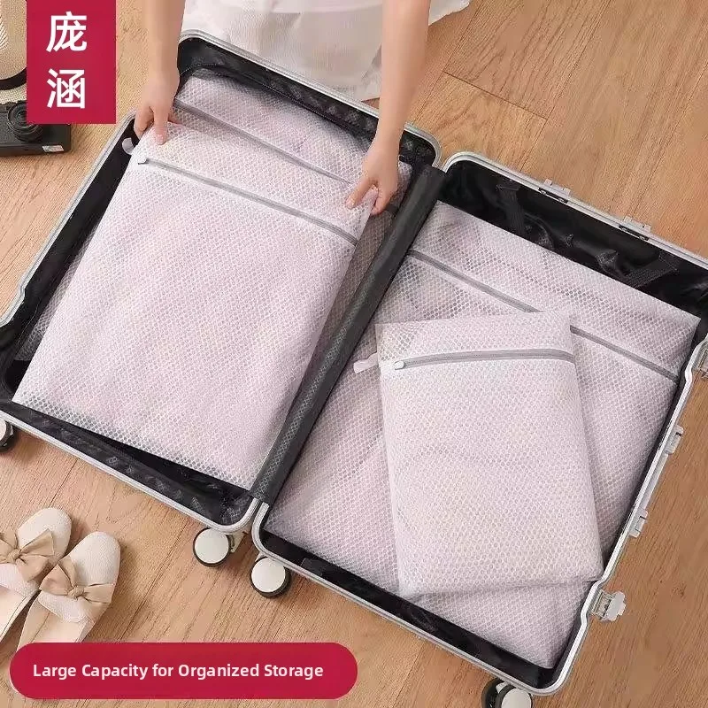 

Portable Travel Clothes Storage Bag Luggage Organizer Underwear Socks Separation Bag Durable Polyester Japanese Style Set