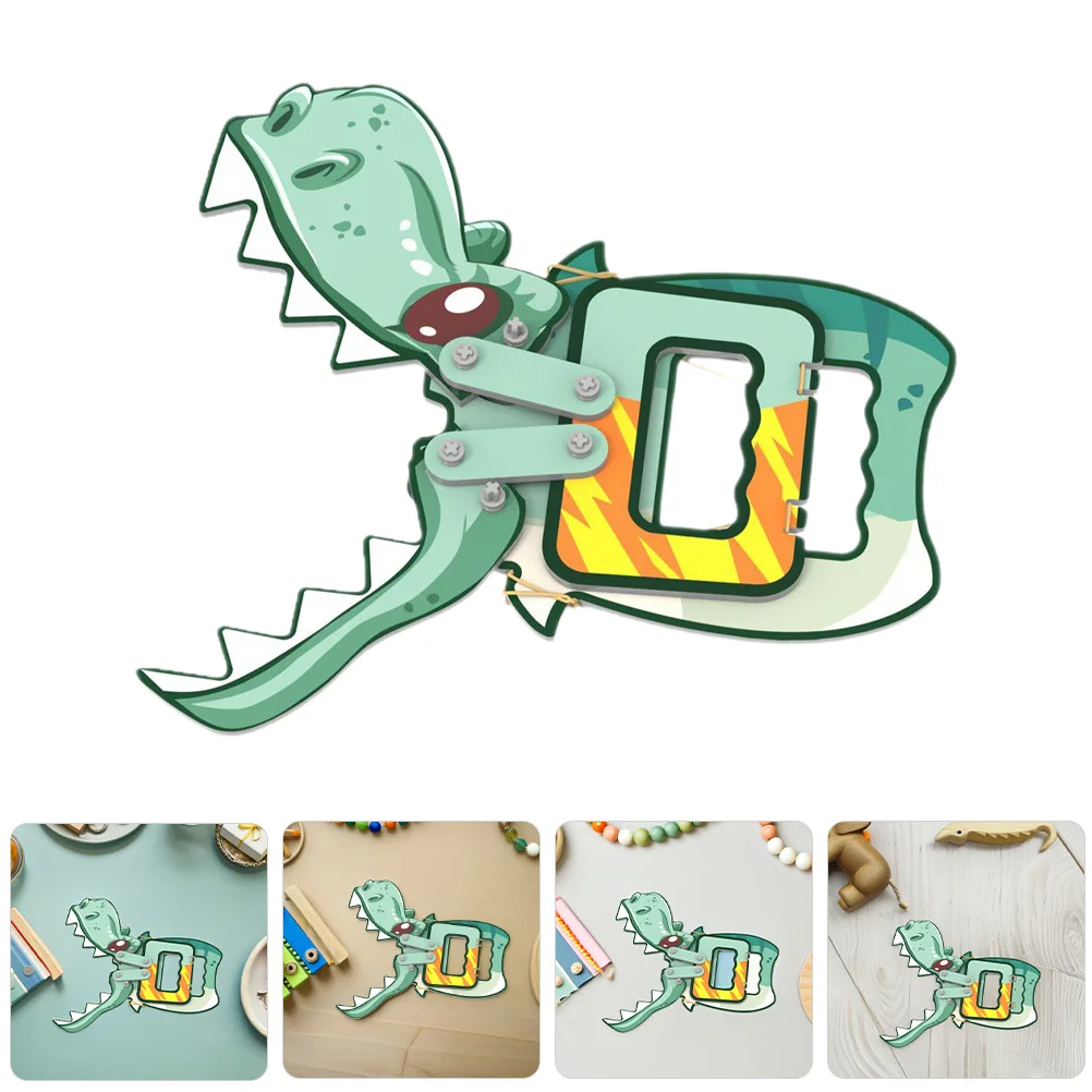

1 set 1 Set Science Educational Dinosaur Grabber Kit Stem Diy Hand Puppet Kids Mechanical Dinosaur Flexible Arm