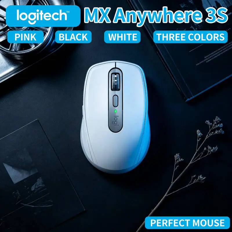 

Portable MX Anywhere 3S - 8000 DPI, Silent Click, Compact, Perfect for Book Market Stall & Weekend Showcase