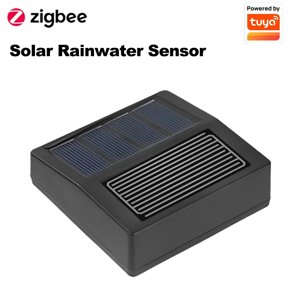 

Датчик дождя Tuya Zigbee с детектором света, солнечный IP65, уличный водонепроницаемый умный детектор дождя, умная жизнь, пульт дистанционного управления