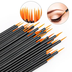 50/100pcs Eyeliner Makeup Brush Precision Eyeliner Smudge Brush Eyeshadow Smudge Brush Eyeline Makeup Brushes