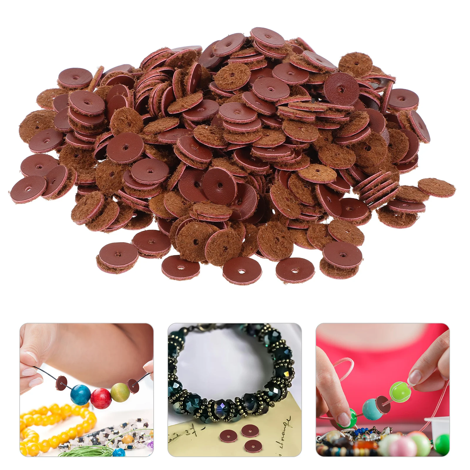 

500 шт. круглых прокладок толщиной 12 мм для сумок, ремней, инструментов, жилетов, ручек, ремонта, рукоделия, разделительных вставок