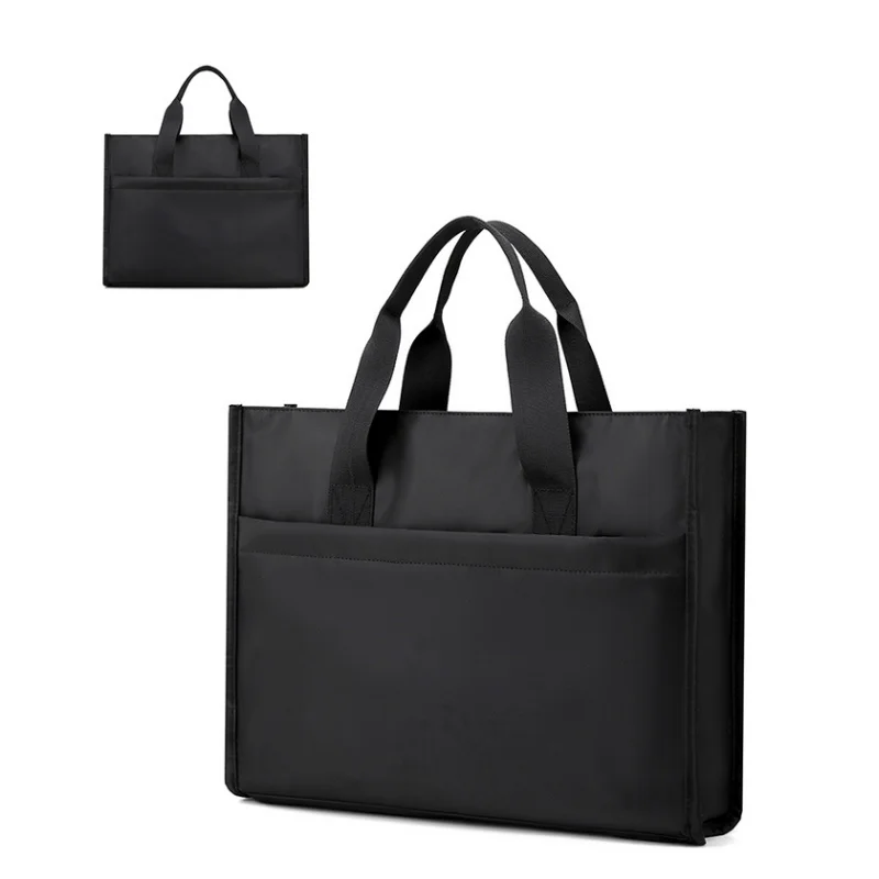 

Новая минималистичная деловая сумка, легкая, многофункциональная, водонепроницаемая сумка для ноутбука, сумка для файлов большой вместимости с несколькими отделениями