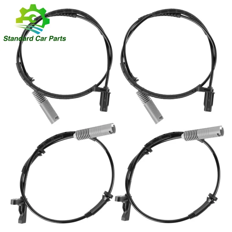 

34526762465 34526762466 for BMW E81 E82 E87 E88 E90 E91 E92 E93 120i 320i 330i 4Pcs Front Rear Left Right ABS Speed Sensor