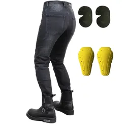 Motorcycle Pants Women Moto Jeans Protective Gear Riding Touring Motorbike Trousers Motocross Pants Pantalon Moto Pants
