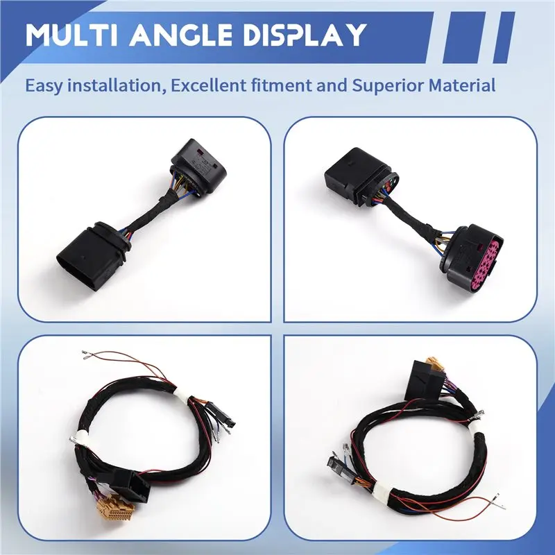 AT92-HID GTI Headlight Adapter Full LED Conversion For VW Golf 7 MK7 Xenon Update Light System