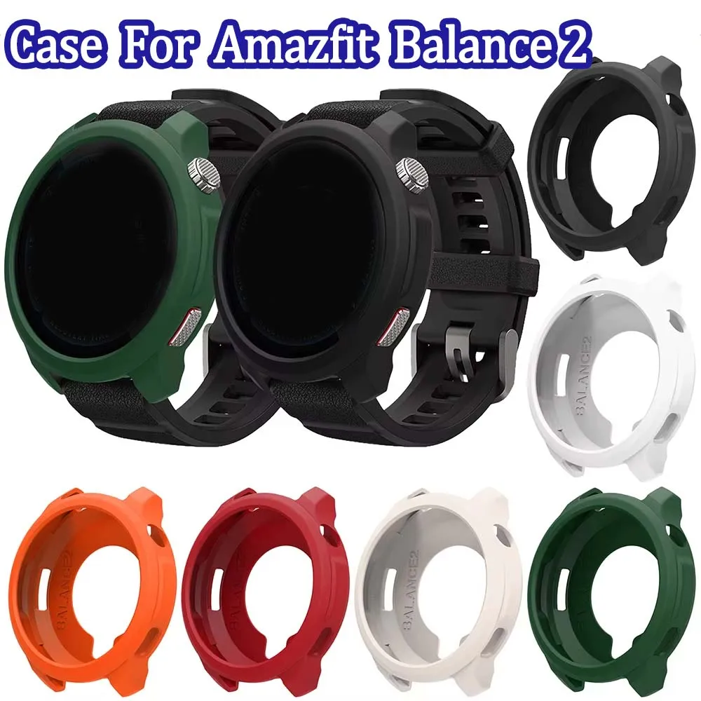 

Силиконовый чехол для Amazfit Balance 2, полый защитный чехол, супер легкий чехол для часов, украшение для Amazfit Balance 2