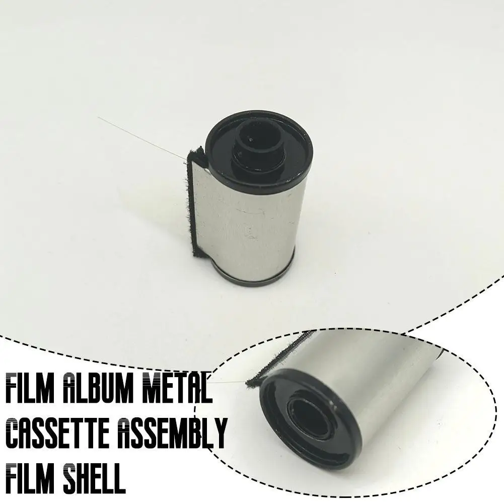 Retro Old-fashioned Film Cassette Standard 135/35MM Metal Flannel Head Material Light-proof And Moisture-proof Film Acces Travel