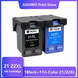 21 22 XL Ink Cartridge Replacement for HP 21 22 For HP21 21XL 22XL Deskjet F2180 F2280 F4180 F380 380 Printer