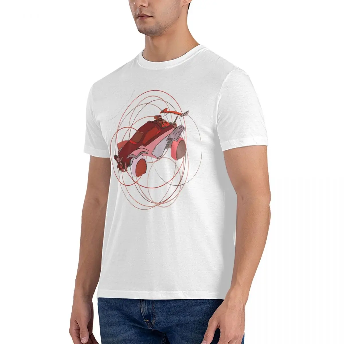 Men's T-Shirts Octane Quotlucifers Vintage Cotton Tees Short Sleeve Rocket League T Shirts Crewneck Clothing Gift Idea