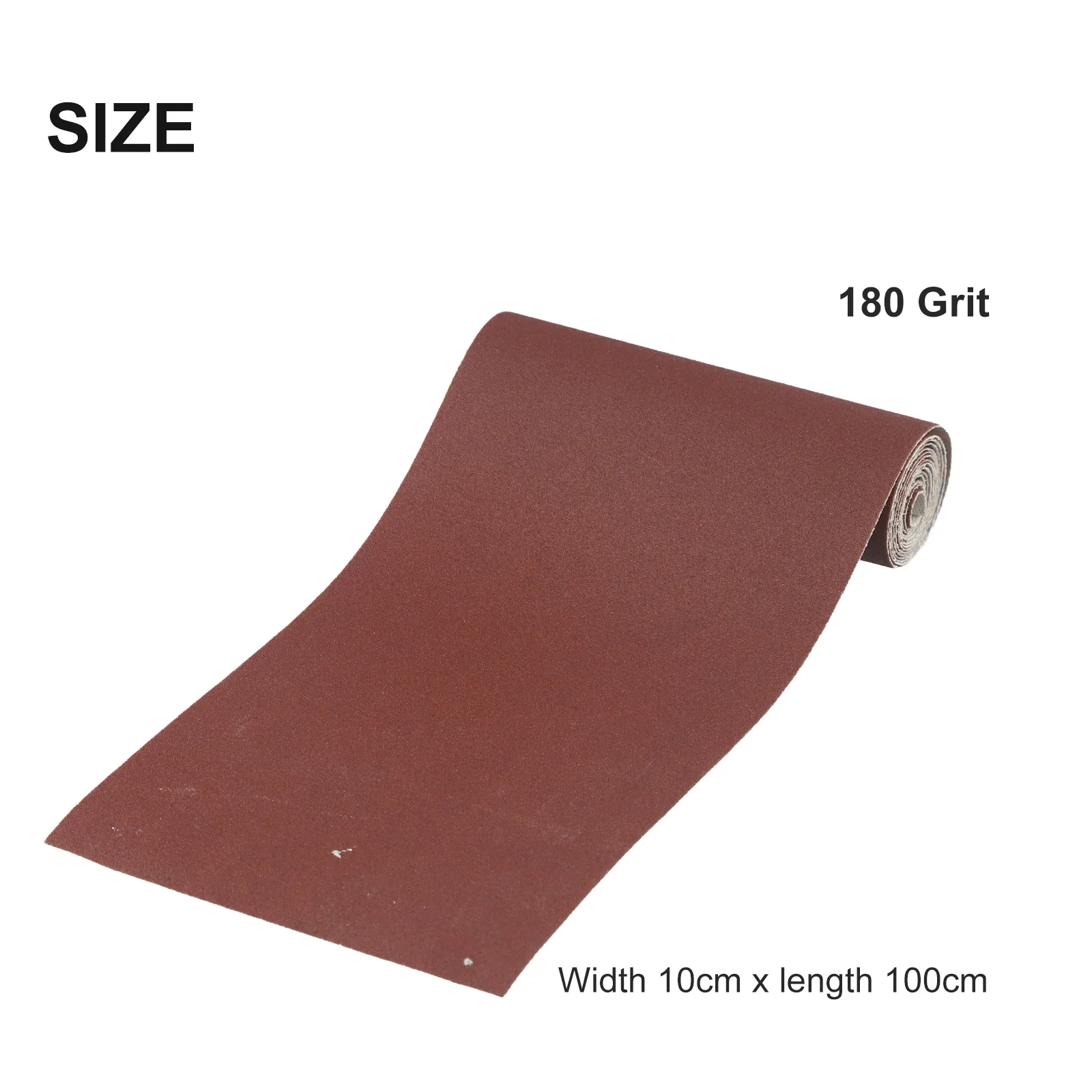 Aluminum Sandpaper Roll – 80 To 800 Grit, Waterproof Emery Cloth, 10cm X 100cm, Non-Staining Coating, Ideal For Metalwork And Wood Polishing (80 Grit)