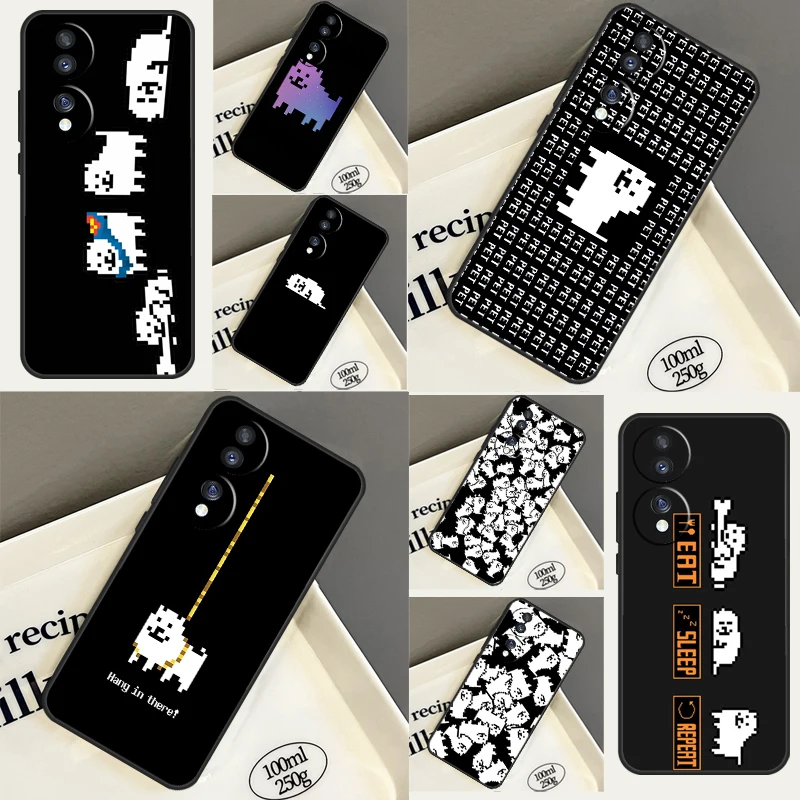 Undertale Annoying Dog For Huawei Honor Magic 5 Lite Pro X8 X9 50 70 P20 P30 P40 P50 Nova 9 5T P Smart 2021 Case