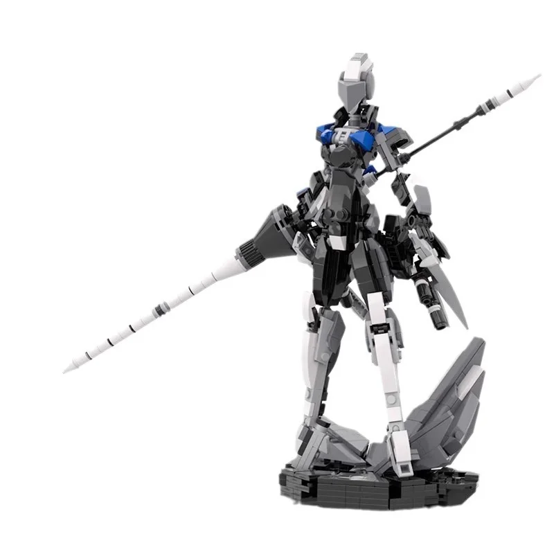 

Конструктор MOC 622 детали: Меха-девушка Валькирия-воительница, модель для сборки из мелких деталей, коллекционная серия DIY