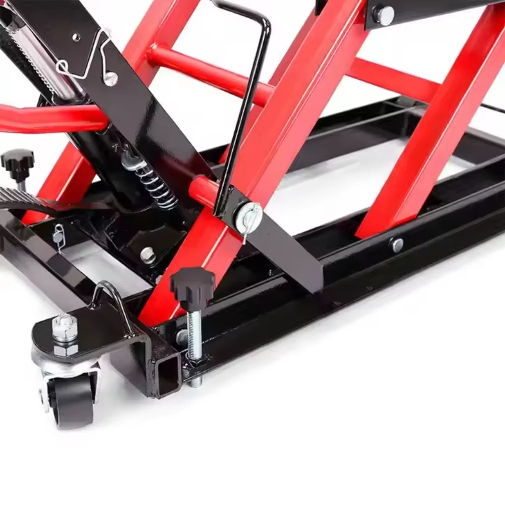 Made in China Scissor Lift 680KG Portable Hydraulic Motorcycle 1500LBS ATV Jack Motorcycle Lifter  Have Different Kinds of Color
