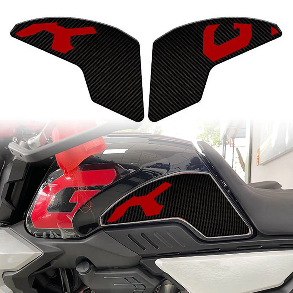 

ZT350-GK Motorcycle Anti Slip Fuel Oil Tank Pad Side Knee Grip Decal Protector Sticker Pads For Zontes GK350 GK 350 ZT 350 GK