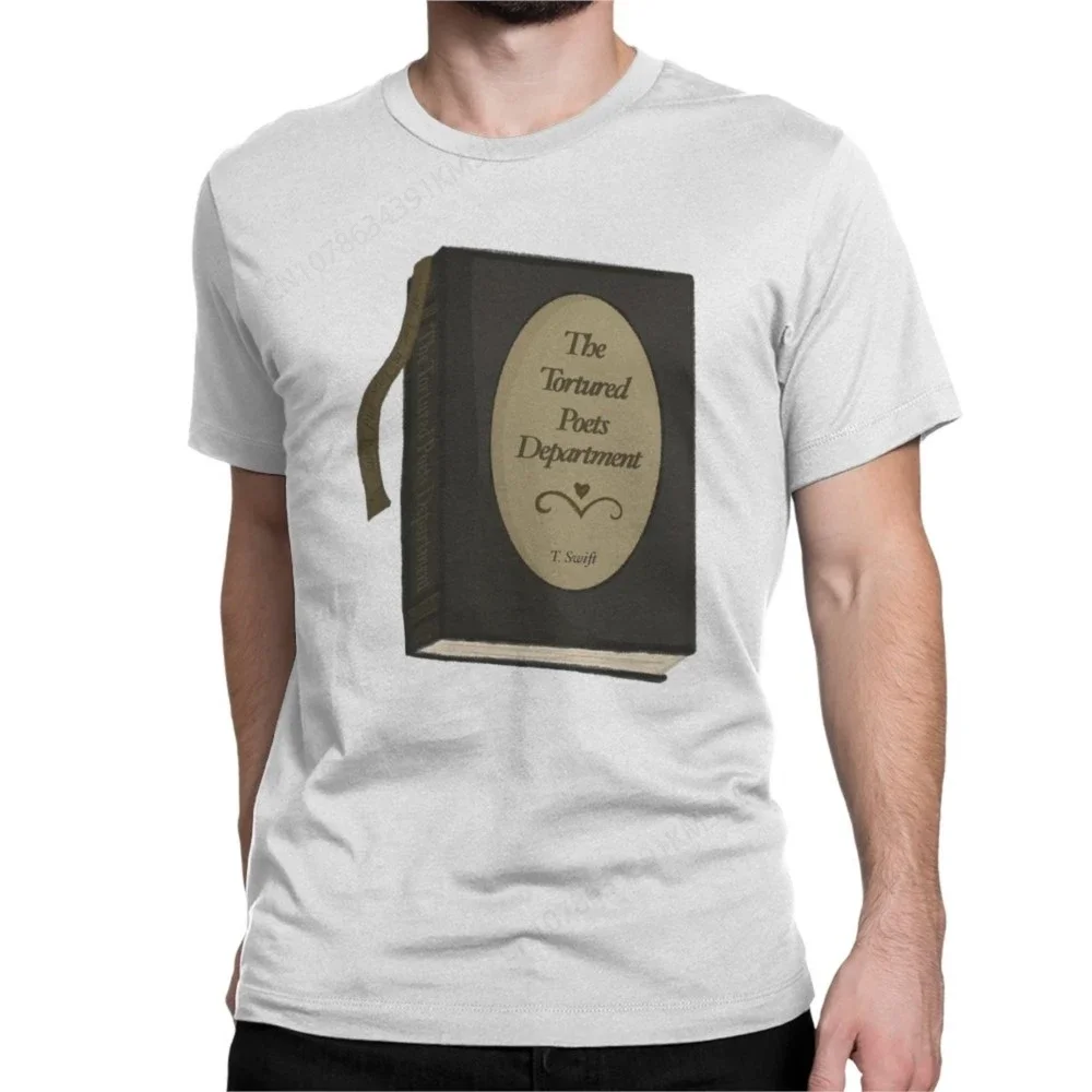 Tortured Poets Department Poets Book T Shirts Men Women Cotton Humorous T-Shirts Crewneck Tee Shirt Short Sleeve Tops Gift Idea