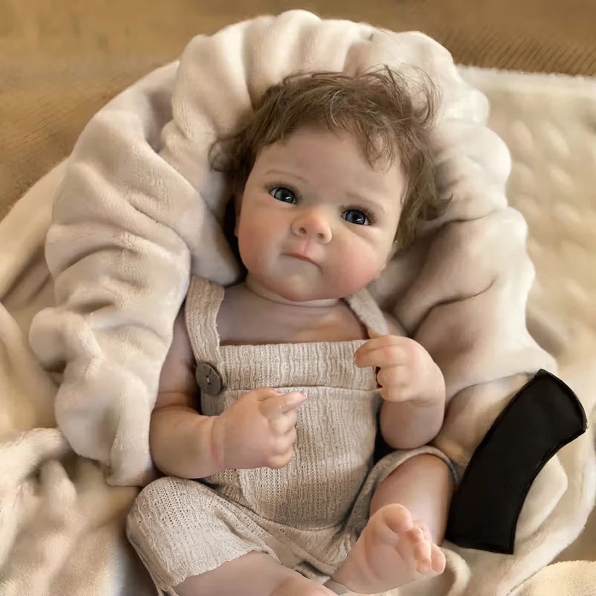 JOYORA 50CM Reborn Doll Fashion Finished Doll Newborn Baby Size Doll Realistic 3D Skin Art Collection Doll Cute Birthday Gift
