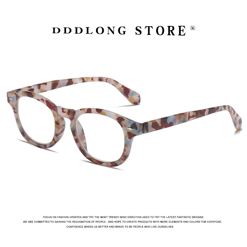 

DDDLONG Reading Glasses Women Anti Blue Light Diopter Hyperopia Farsighted Gift Presbyopic Eyeglasses Men +1.0 1.5 2.0 2.5 D225