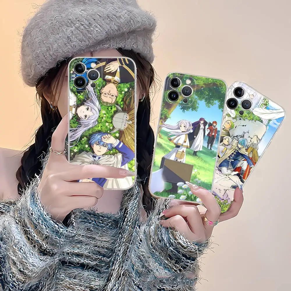 

Popular Japanese Anime F-Frieren Phone Case For IPhone 17 16 15 14 11 12 13 Mini Pro XS Max Plus Funda Shell