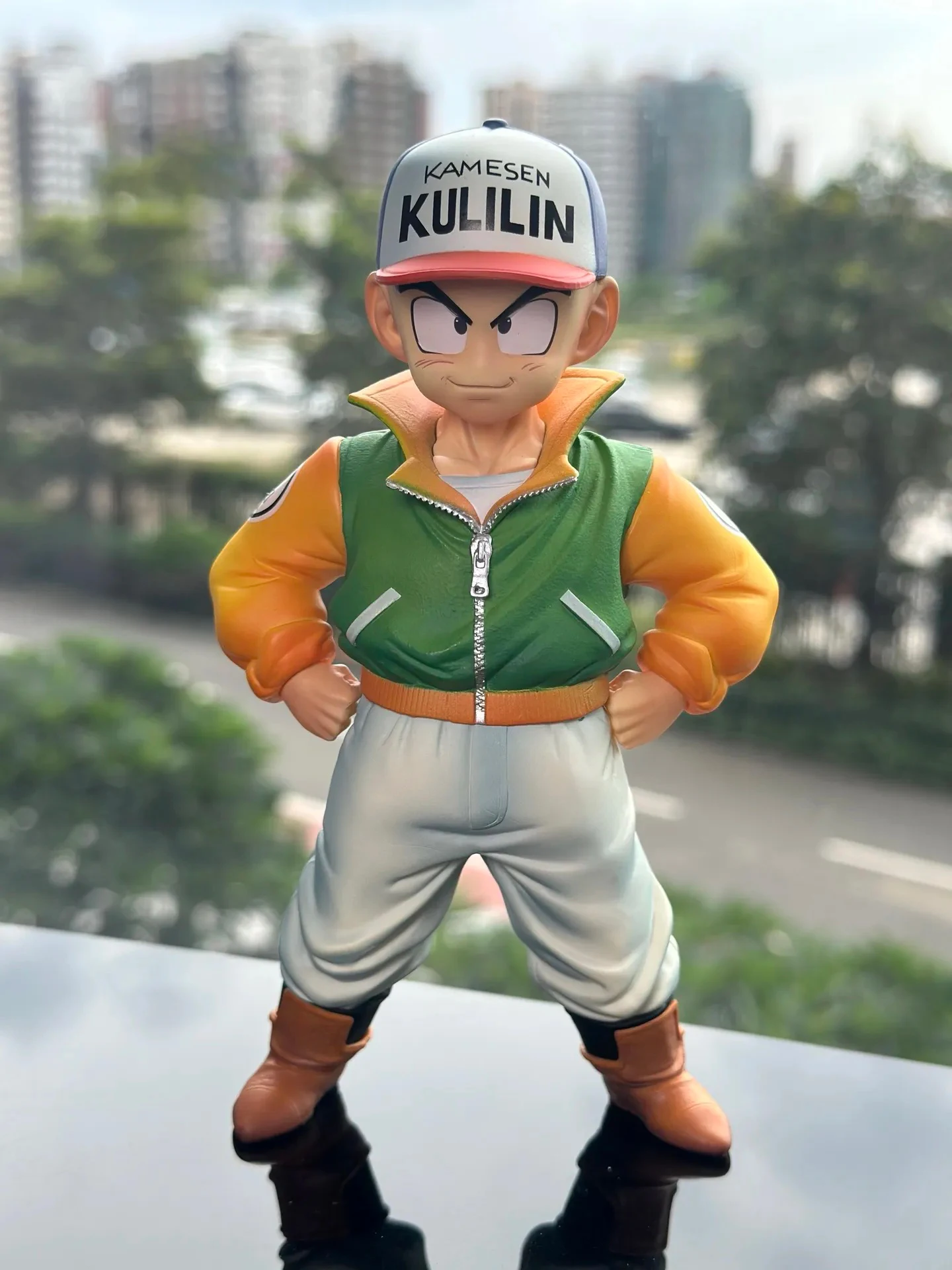 أنيمي لعبة دراغون بول Z 15.5 سنتيمتر Namek krillin عمل الشكل مغامرة بولي كلوريد الفينيل نموذج تمثال دمية هدية لعبة