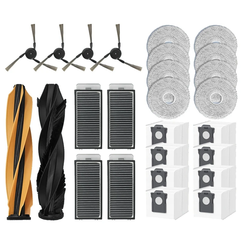 Piezas de repuesto para Robot aspirador Dreame X50 Ultra, Cepillo Lateral principal, filtro Hepa, paño de mopa, bolsa de polvo, accesorios