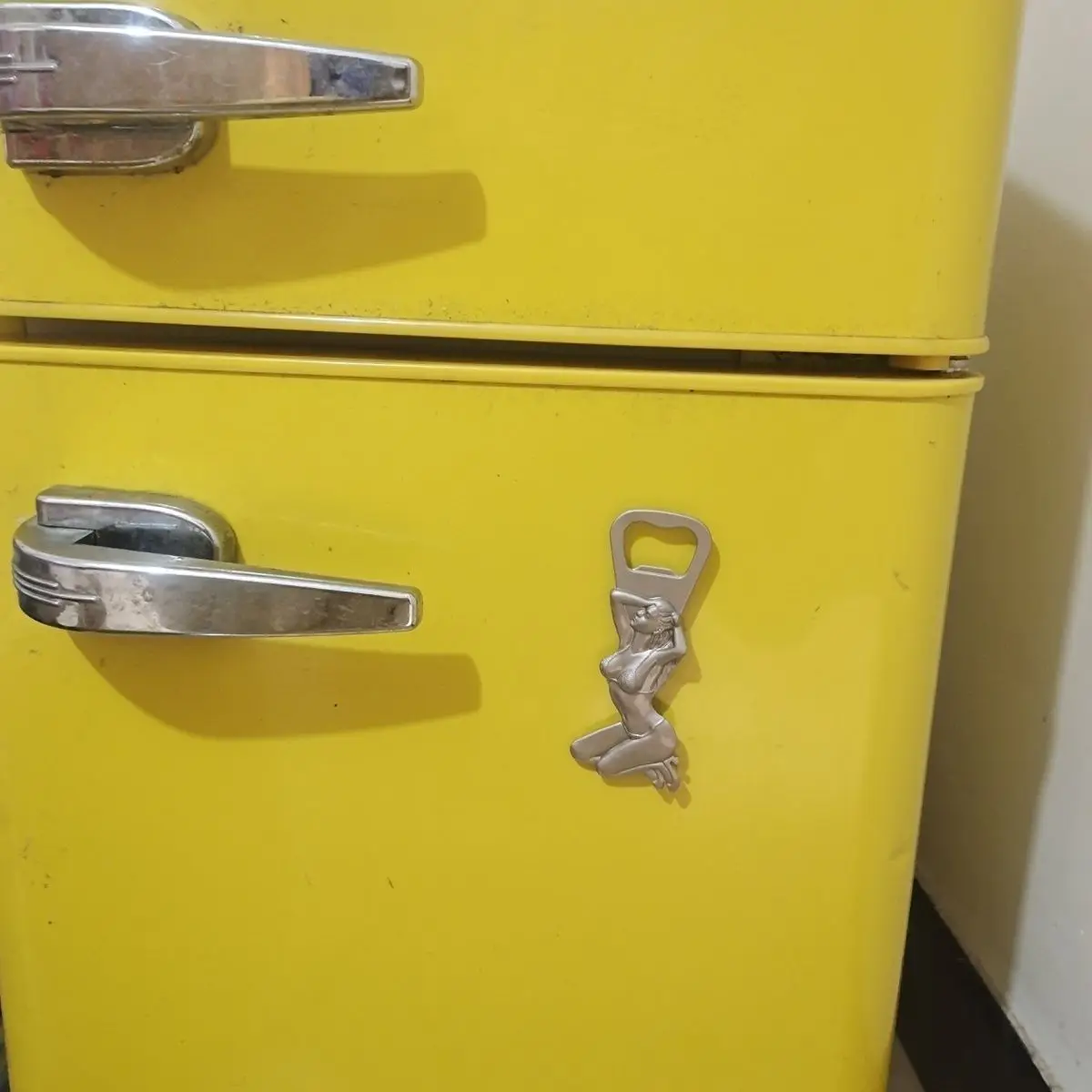 فتاحة زجاجات نادل، سبائك الزنك، فتاحات زجاجات البيرة، 1 قطعة بيكيني إبداعي فتاحة زجاجات نسائية جميلة، مغناطيس الثلاجة